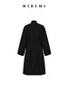 HIDEMI极简西装翻领形经典款风衣 黑色/米白色 商品缩略图8