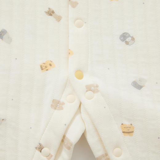 怡比动物乐园长袖开襟哈衣HY25WIN086白灰色调（59#-80#） 商品图8