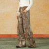 秋季休闲个性豹纹阔腿裤女纪念日百货门店同款165494580 商品缩略图1