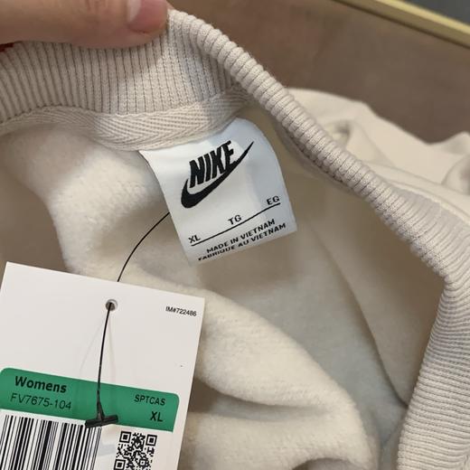 耐家logo图案户外休闲运动圆领套头长袖卫衣 女款（FV7675） 商品图11