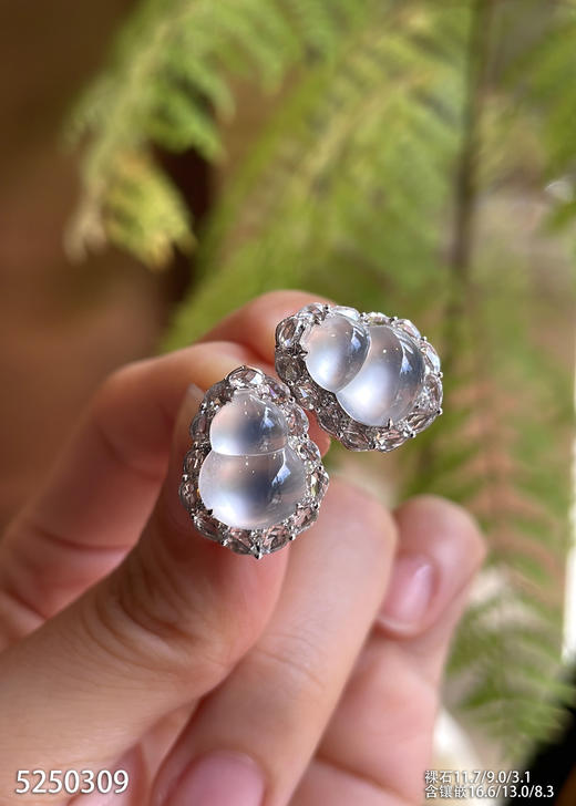 5250309，葫芦耳钉。具体价格微信咨询 商品图3