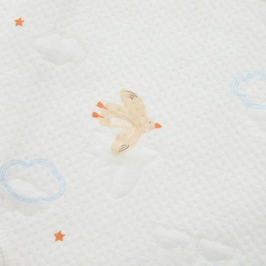 怡比遨游天空长袖开襟哈衣HY25WIN018蓝白色调（59#-80#） 商品图11