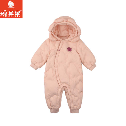棉果果冬季新品女童可爱保暖加厚爬衣羽绒连体衣M422720925608 商品图1