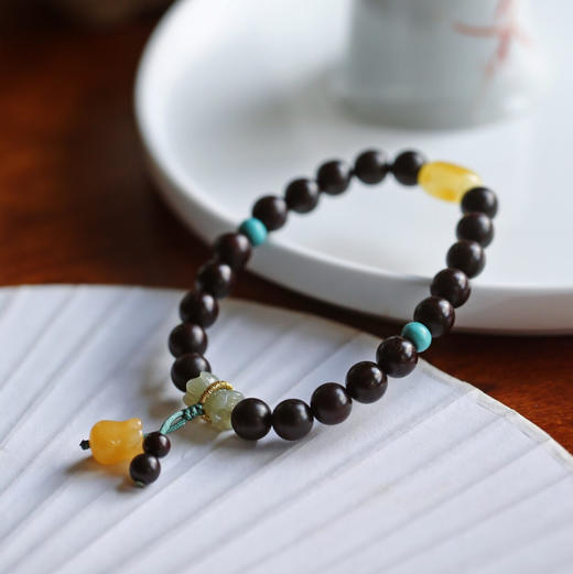 【青山特惠】8mm20颗原创小叶紫檀【馨兰】手串 y52 商品图6