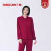 Threegun三枪 丝感棉翻领开襟女士家居套-T80087D02 商品缩略图7