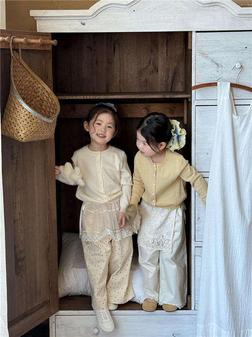 宸之昊甜茶妈女童2025秋冬新款柔软毛衣开衫宝宝幼儿园百搭毛衣儿童上衣 ★ 商品图1