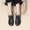 信诺真皮妈妈鞋软底舒适中老年女鞋加绒棉鞋奶奶皮鞋2025冬季新款5M5992-50D 商品缩略图2