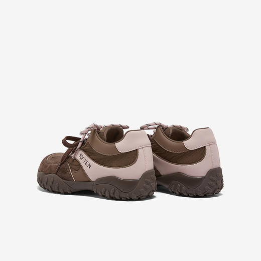 【云粉节】BF楼百思图2026春季新款真皮厚底德训鞋运动鞋女休闲鞋A3601AM6吊牌价799.现价499 商品图3