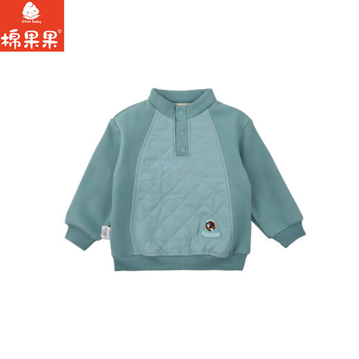 棉果果冬季新品男童复合绒涤丝纺绗棉保暖加绒夹克M412180425751 商品图4
