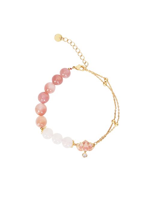 大英博物馆 东方梦境系列 好运莲莲盐源玛瑙手链 商品图4