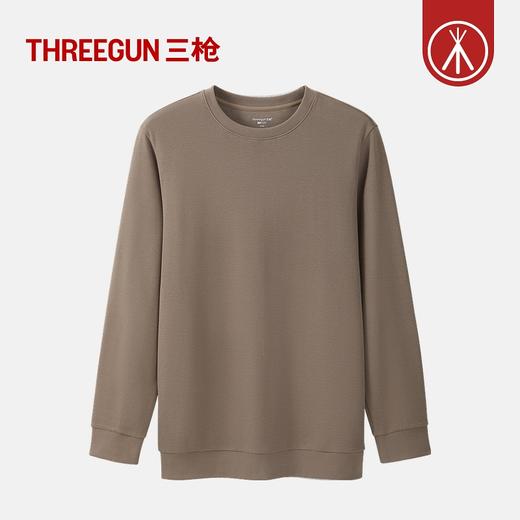 Threegun三枪 松绒棉圆领男衫-T20069A01 商品图6