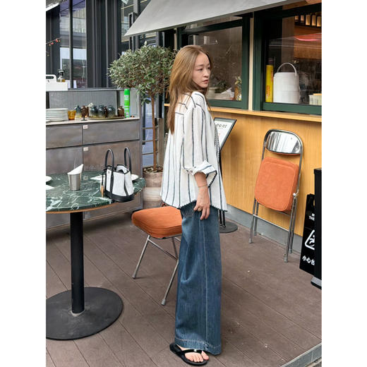 2509505    定位印花 亚麻天丝衬衫 商品图1