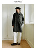 ForPoem 现货 25/FW原创设计精致显贵简约风可拆卸毛领羊毛大衣外套 商品缩略图4
