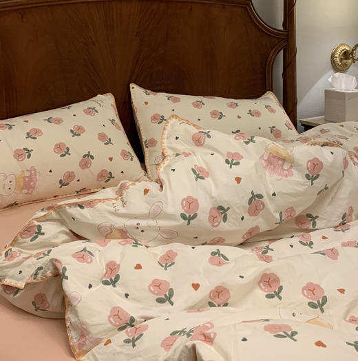 贝壳绣双层纱 A类床品四件套 ZXT 商品图4