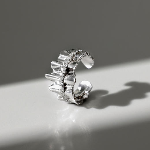 ARSIS 丨 流光系列 褶皱戒指 商品图6