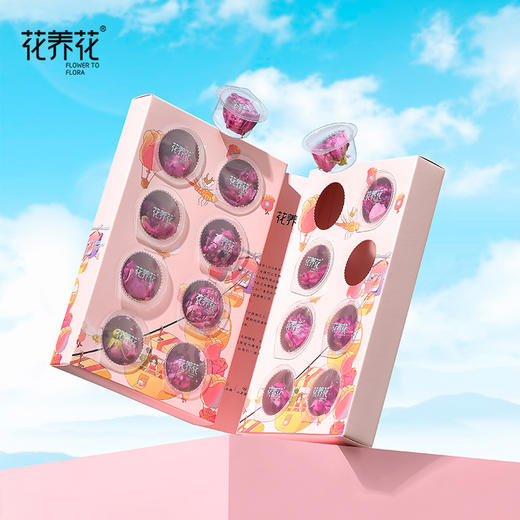 【肝胆相照商城专享】花养花玫瑰小镇冻干玫瑰鲜花茶8g*2盒（赠手提袋） 商品图3