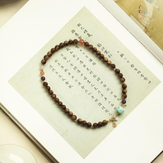 【青山特惠】7mm 39颗 绿棋楠【灵雁】沉香手串 c5 商品图2