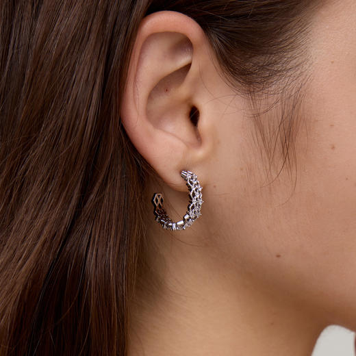 ARSIS 丨 流光系列 粼境波纹耳环 商品图6