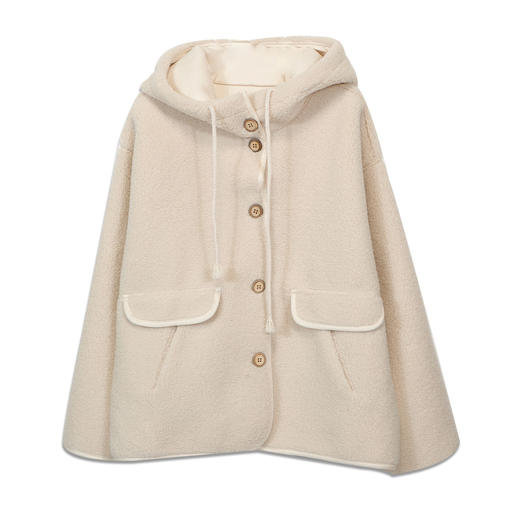 韩版连帽羊羔毛外套-纪念日百货门店同款166745328 商品图4