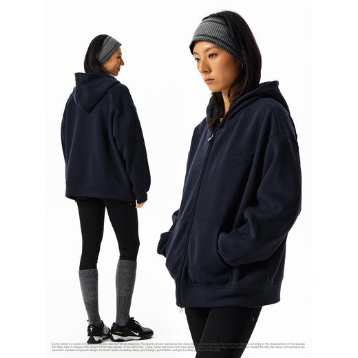 CryingCenter 低领口空气绒大轮廓卫衣 哭喊中心 商品图2