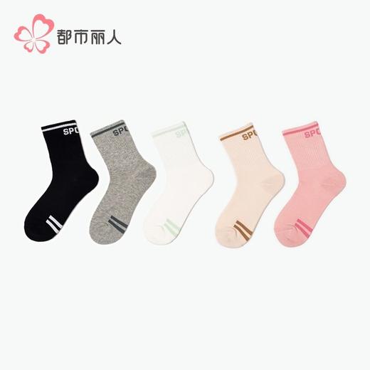 都市丽人袜子女士袜子毛圈女袜子女中筒袜LCHDI7 商品图1