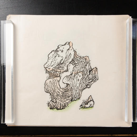 80年代木版水印十竹斋画谱单页 商品图6