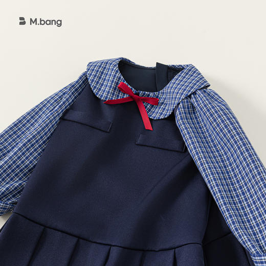 宥宝童装秋季连衣裙 潮流洋气学院风连衣裙 商品图7