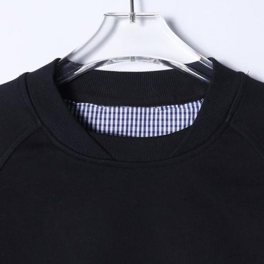 31020SDSA男士秋冬新款痞帅男装韩版纯色解构不规则领口卫衣百搭时尚 商品图3