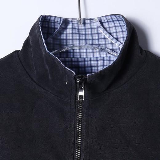 25108SDSA男士秋冬新款痞帅男装韩版简约纯色印花字母拉链立领夹克外套 商品图3