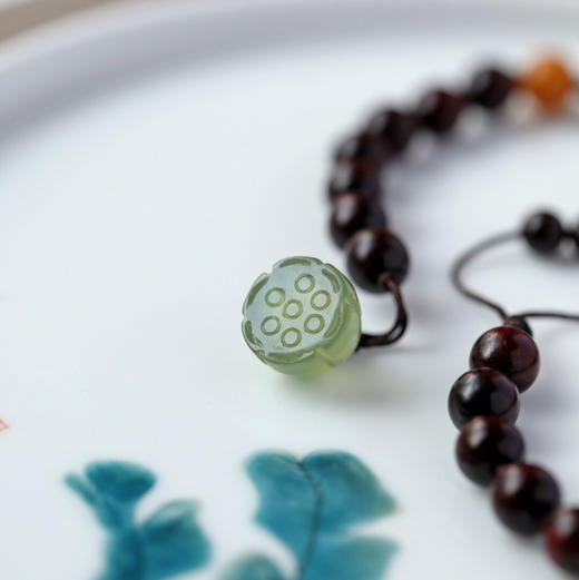 【青山特惠】原创8mm*28颗 小叶紫檀 清荷 手串 y2 商品图2