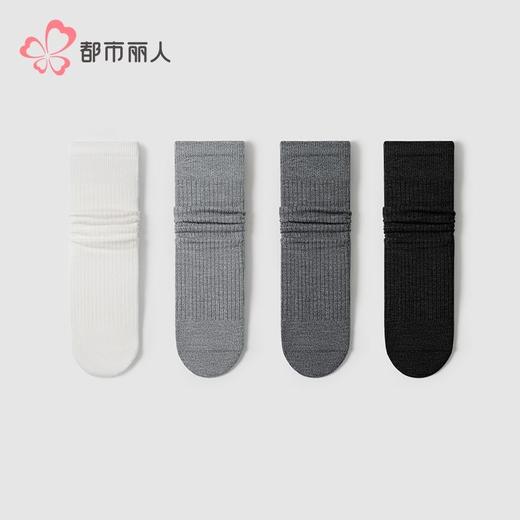 都市丽人袜子女士袜子暖柔女袜子女中筒袜LCHDF5 商品图1