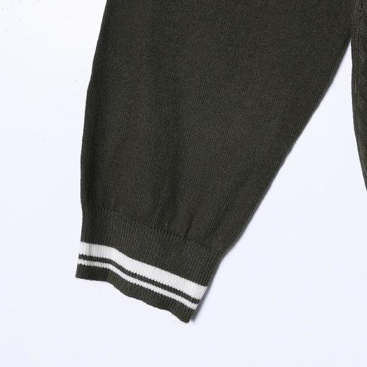 51132SDSA男士秋冬新款痞帅男装韩版撞色纽花半拉链翻领针织毛衣百搭 商品图4