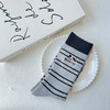袜子女韩系条纹暖绒中筒袜纪念日百货门店同款165296399 商品缩略图3