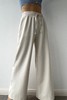 SIJIA｜AW2563 白色拼色腰头卫裤 商品缩略图1