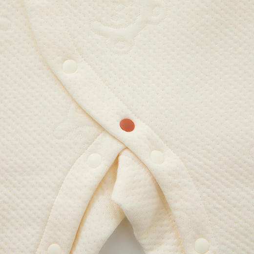 怡比萌趣文字长袖斜襟哈衣HY25WIN016米黄（59#-80#） 商品图10