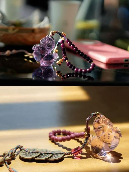 【稀雀限定】琉璃挂饰—立马有钱 商品图2