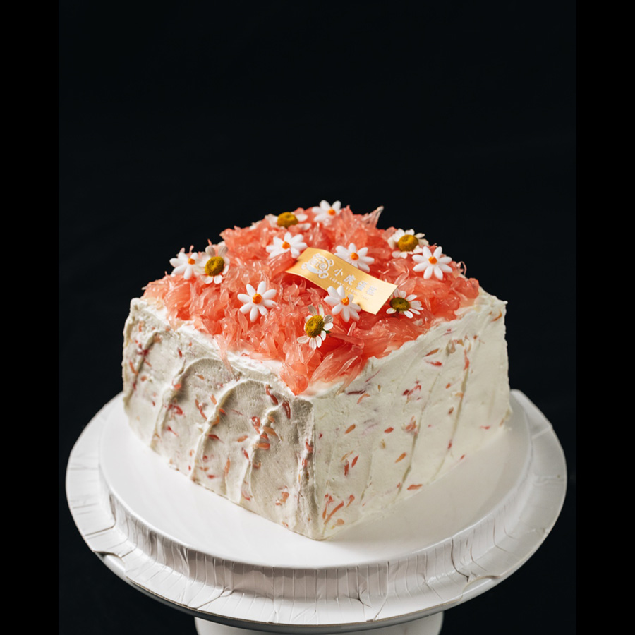 清香柚子·抹茶奶冻蛋糕