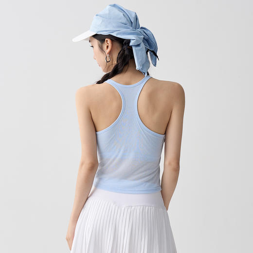 【限时秒】YOGACODE【火树银花系列】U领瑜伽背心女半固定杯透气工字美背健身文胸DWB125650 商品图1