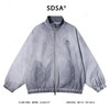 25122SDSA男士秋冬新款痞帅男装美式扎染印花字母拉链立领夹克外套百搭 商品缩略图0
