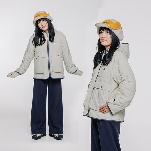 【品牌特惠】ACMEITEM爱棵米连帽棉服GAG3070615G 商品图1