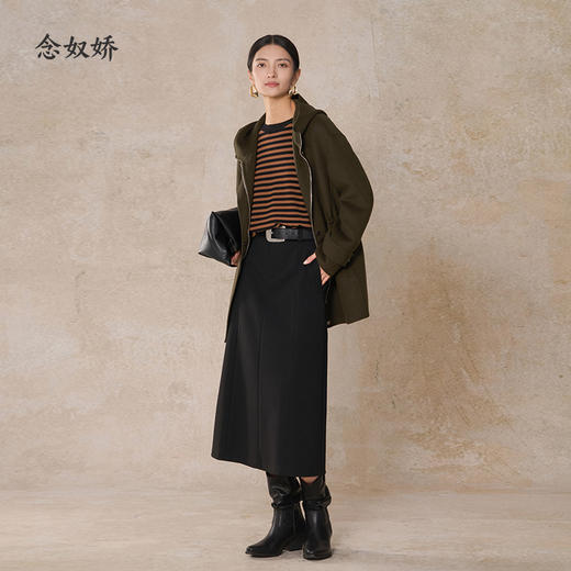 【商场同款】CNC5976  “一手长大衣 ” 轻盈双面呢，保暖不压身 松弛有度的廓形 商品图2