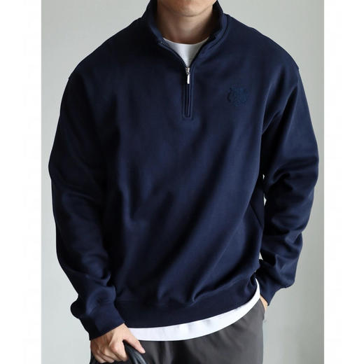 入秋必备‼️【也外男士虎头半拉链卫衣】经典虎头元素，重磅320g华棉复合牛奶丝 商品图3