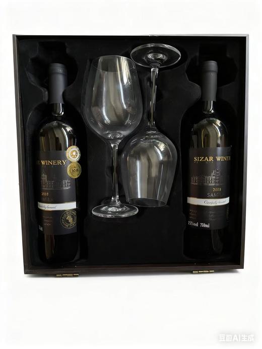 红酒礼盒750ml*2瓶（送两个玻璃杯）【FY】 商品图1