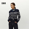 森柔|森马针织开衫女冬季短款绞花肌理圆领毛衫百搭叠穿打底上衣 商品缩略图1