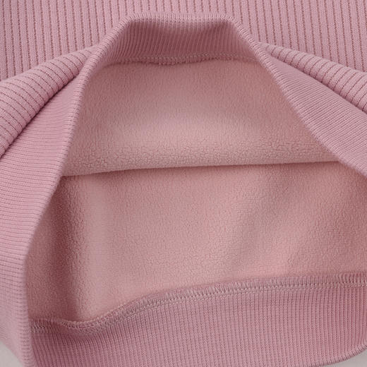 棉果果冬季新品女童抽条复合绒暖绒棉保暖假两件加绒卫衣M422180425728 商品图3