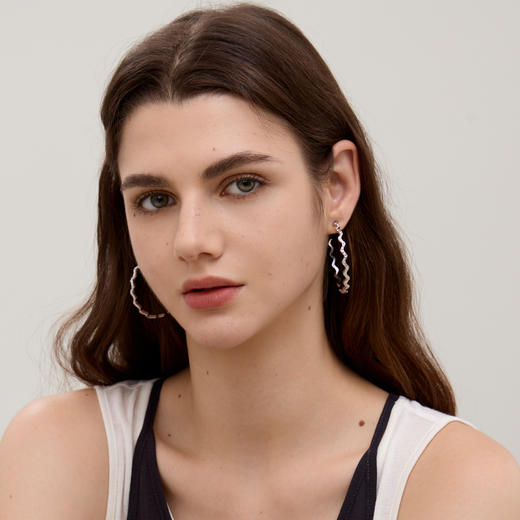 ARSIS 丨 流光系列 粼境波光耳钉 商品图1