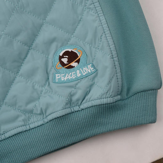 棉果果冬季新品男童复合绒涤丝纺绗棉保暖加绒夹克M412180425751 商品图2