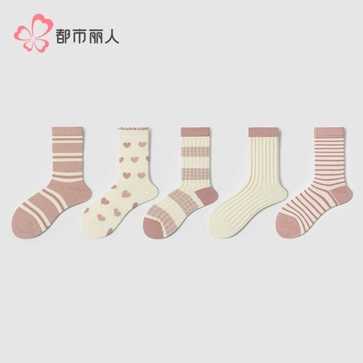 都市丽人袜子女士袜子暖柔女袜子女中筒袜LCHDG1 商品图2