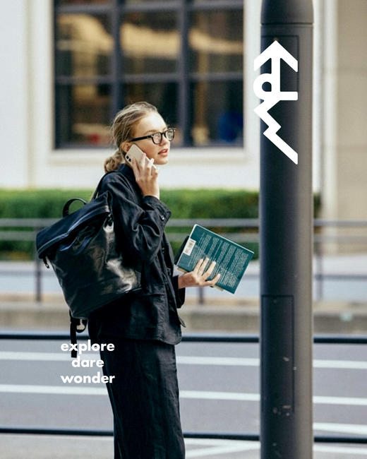 EdWxBA ⽪革帆布双肩背包 Bag 商品图3