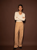 Puree｜#1221 Belted pants 羊绒羊毛双面绒腰带打褶长裤 [  浅蓝 / 浅驼 / 浅灰 ] 商品缩略图3